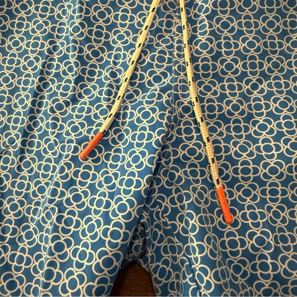 Psycho Bunny Blue Patterned Men's Swim Shorts - Picture 3 of 8